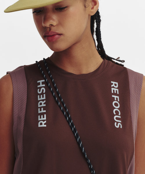 REFOCUS MESH SLEEVELESS TOP - 6 COLORS AS SHOWN