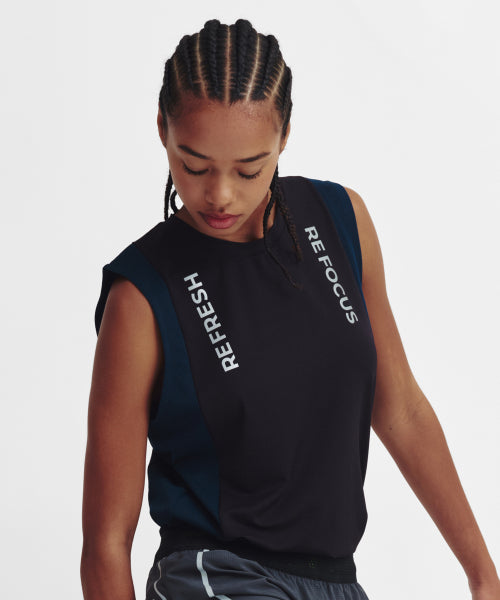 REFOCUS MESH SLEEVELESS TOP - 6 COLORS AS SHOWN
