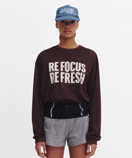 REFOCUS MESH ROUND NECK T SHIRT - 6 COLORS AS SHOWN