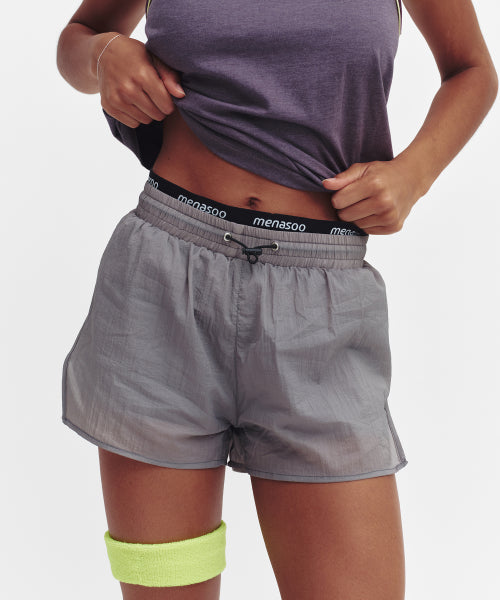 MOVE FIT DUAL SHORTS GREY