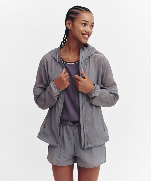 2WAY CONVERTIBLE HOOD JACKET GREY