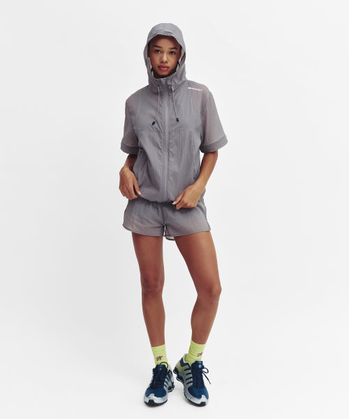 2WAY CONVERTIBLE HOOD JACKET GREY