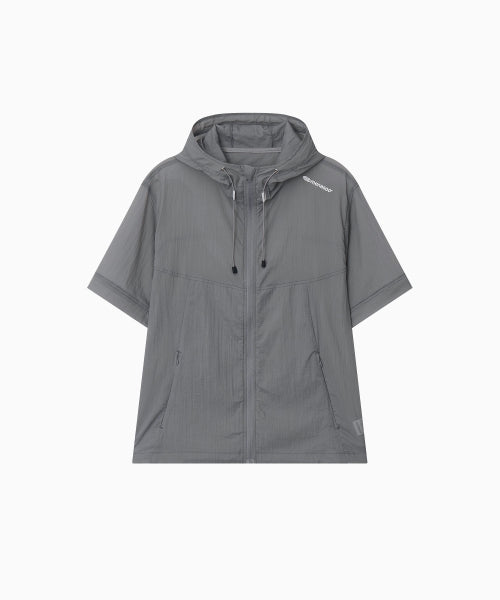 2WAY CONVERTIBLE HOOD JACKET GREY