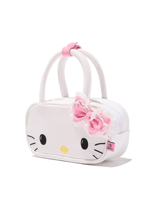 KIRSH X CHARMMYKITTY MINI SHOULDER BAG - 2 COLORS WHITE