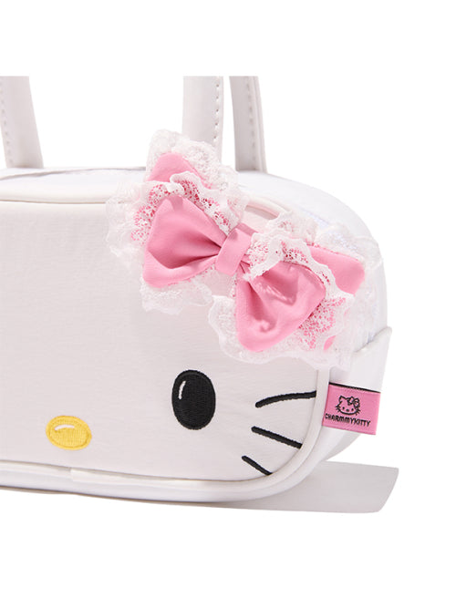 KIRSH X CHARMMYKITTY MINI SHOULDER BAG - 2 COLORS WHITE