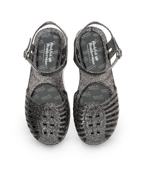 GLAIR STRAPPY SANDALS - 2 COLORS SILVER