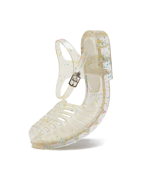 GLAIR STRAPPY SANDALS - CLEAR STAR AS SHOWN