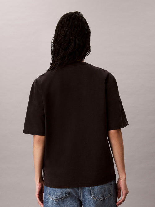 LOGO GRAPHIC RELAXED FIT T-SHIRT BLACK