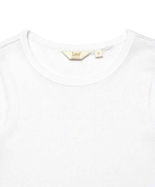 WAFFLE SLEEVELESS - 2 COLORS CREAM
