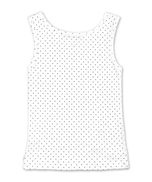 DOT SNAP BUTTON TOP - 3 COLORS WHITE