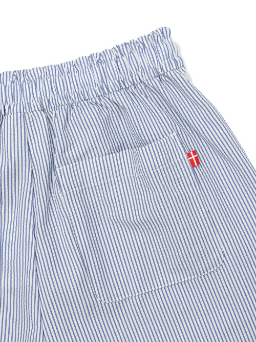 SEERSUCKER SHORTS - 2 COLORS BLUE