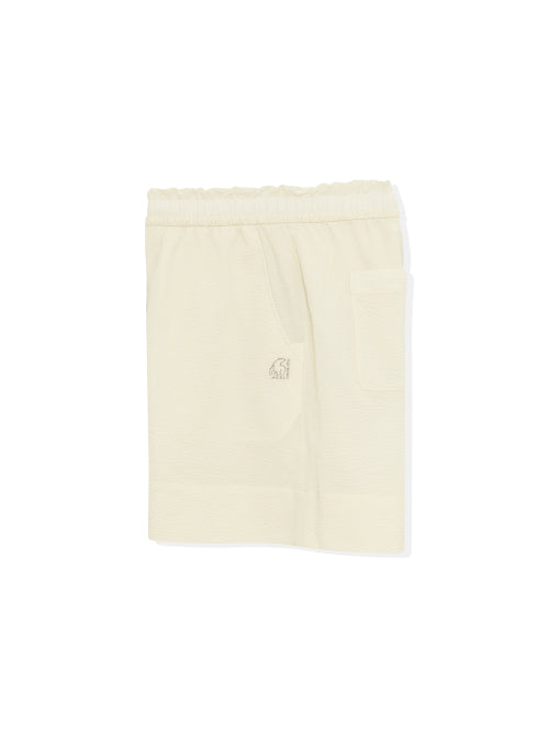 SEERSUCKER SHORTS - 2 COLORS YELLOW