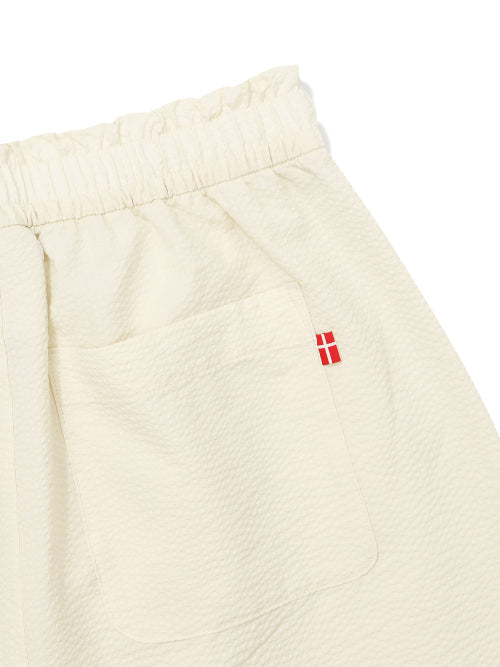 SEERSUCKER SHORTS - 2 COLORS YELLOW