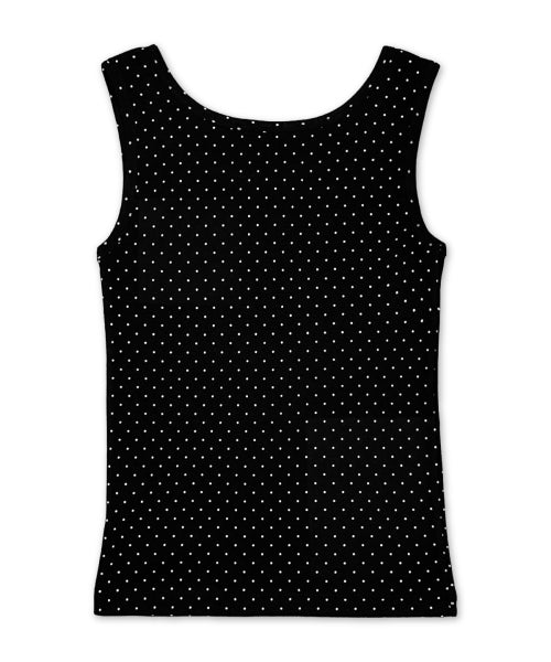 DOT SNAP BUTTON TOP - 3 COLORS BLACK