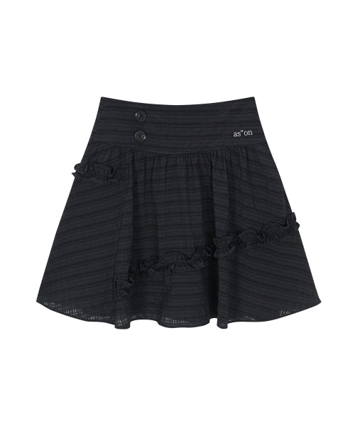 BERRY FRILL SKIRT - 2 COLORS