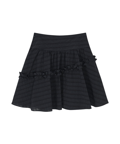 BERRY FRILL SKIRT - 2 COLORS