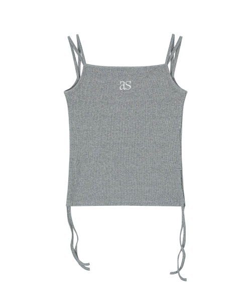 LAYER SHIRRING SLEEVELESS - 3 COLORS