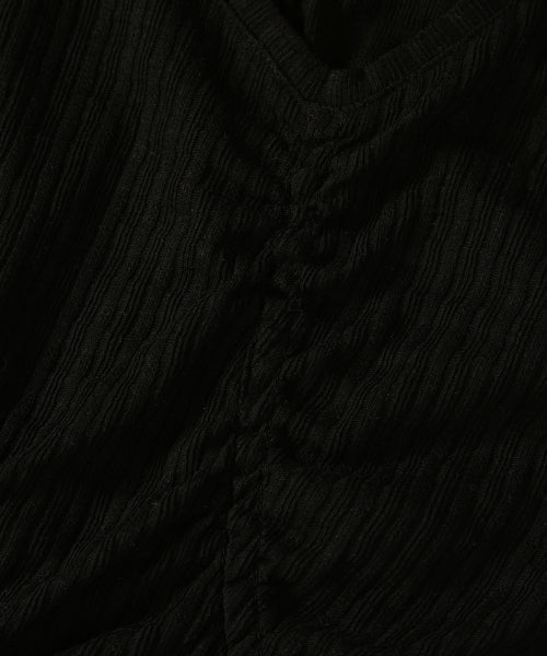 SOFT SHIRRING TEE - 3 COLORS
