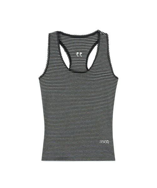 RIPPLE STRIPE SLEEVELESS - 3 COLORS