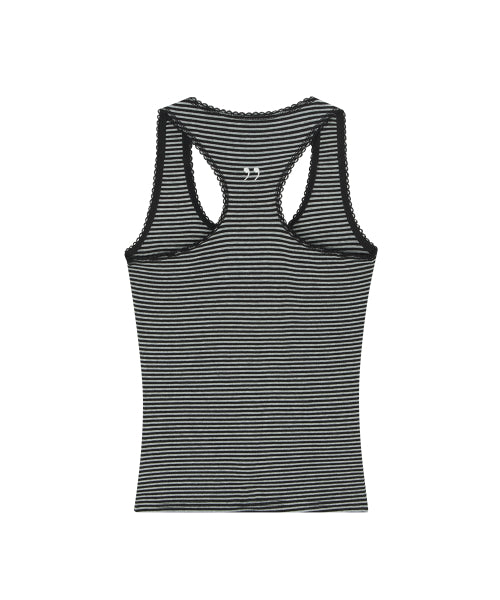 RIPPLE STRIPE SLEEVELESS - 3 COLORS