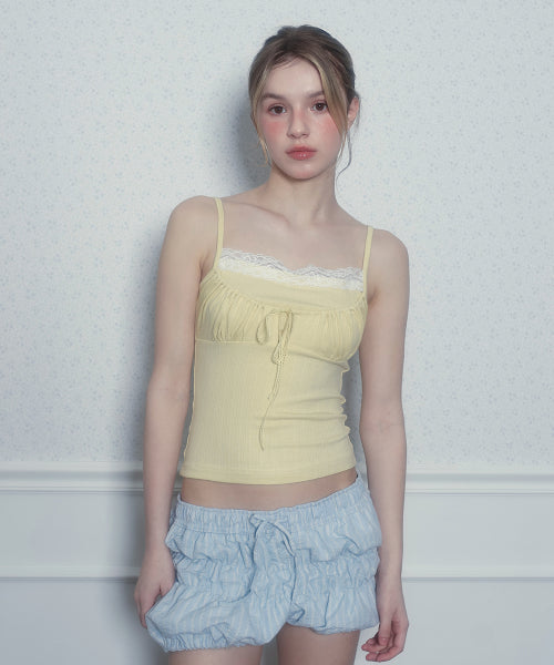 UUUUP DAISY SLEEVELESS TOP - 3 COLORS YELLOW