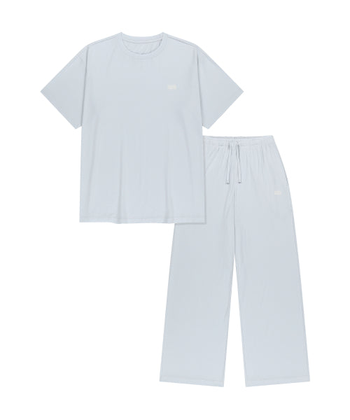 UNDERWEAR CLASSIC LOGO LOUNGE SET - 2 COLORS LIGHT GREY