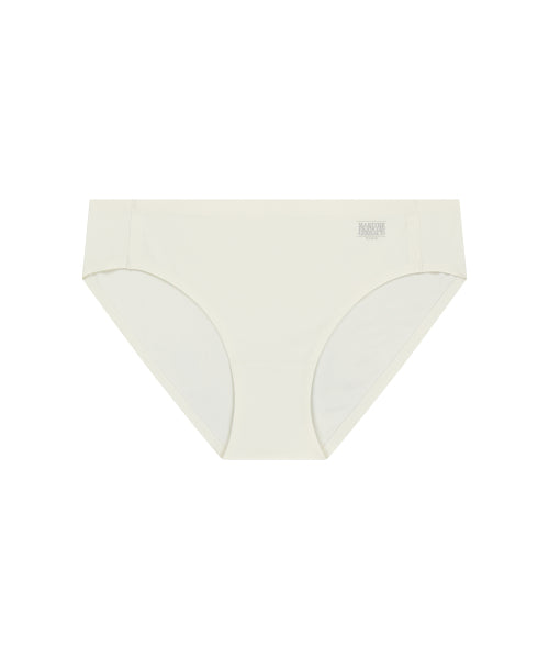 UNDERWEAR W CLASSIC LOGO COOL FUSING BIKINI PANTIES - 3 COLORS IVORY