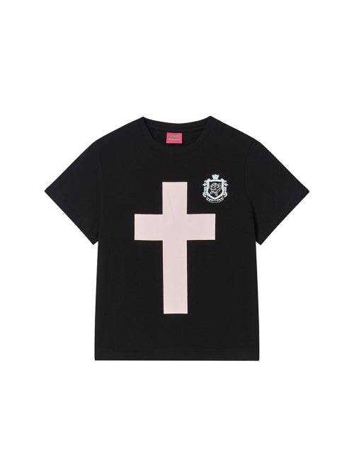 CROSS TEE BLACK - 3 COLORS