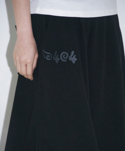 SIDE SHIRRING BERMUDA SWEAT PANTS - 2 COLORS BLACK