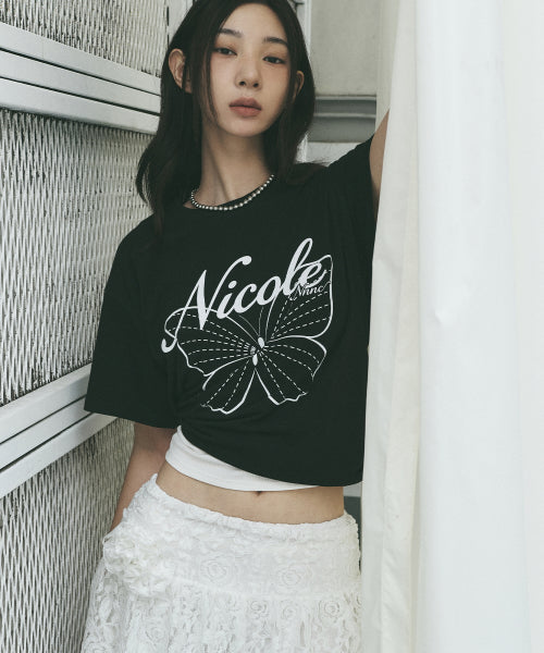 NICOLE BUTTERFLY SLEEVE TOP #徐睿知同款! - 13 COLORS AS SHOWN