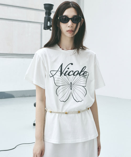 NICOLE BUTTERFLY SLEEVE TOP #徐睿知同款! - 13 COLORS AS SHOWN