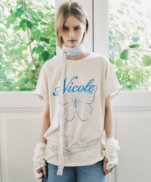 NICOLE BUTTERFLY SLEEVE TOP #徐睿知同款! - 13 COLORS AS SHOWN