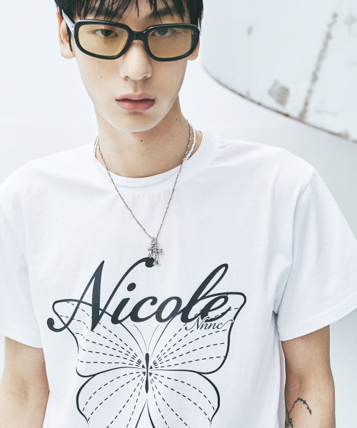 NICOLE BUTTERFLY SLEEVE TOP #徐睿知同款! - 13 COLORS BLACK