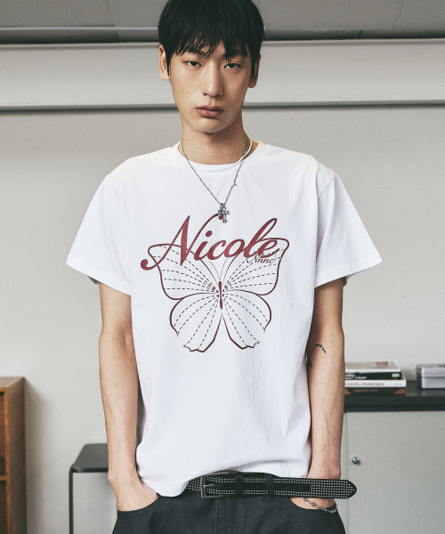 NICOLE BUTTERFLY SLEEVE TOP #徐睿知同款! - 13 COLORS BURGUNDY