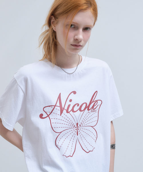 NICOLE BUTTERFLY SLEEVE TOP #徐睿知同款! - 13 COLORS BURGUNDY