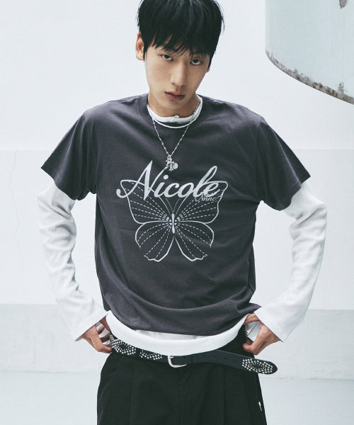 NICOLE BUTTERFLY SLEEVE TOP #徐睿知同款! - 13 COLORS SILVER