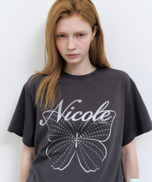NICOLE BUTTERFLY SLEEVE TOP #徐睿知同款! - 13 COLORS SILVER