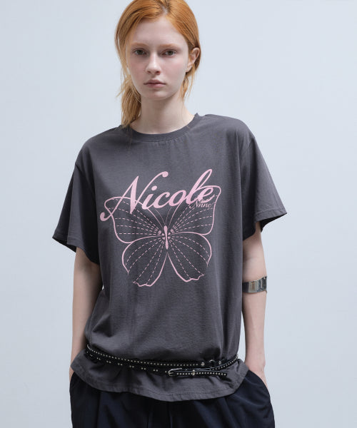 NICOLE BUTTERFLY SLEEVE TOP #徐睿知同款! - 13 COLORS PINK