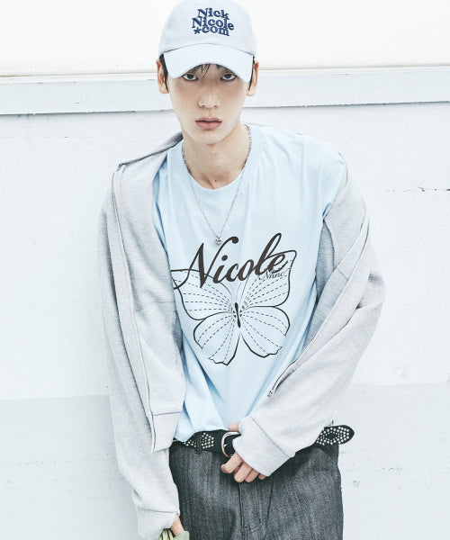 NICOLE BUTTERFLY SLEEVE TOP #徐睿知同款! - 13 COLORS BROWN