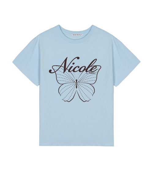 NICOLE BUTTERFLY SLEEVE TOP #徐睿知同款! - 13 COLORS BROWN