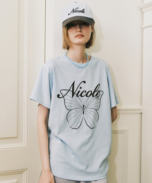 NICOLE BUTTERFLY SLEEVE TOP #徐睿知同款! - 13 COLORS BROWN