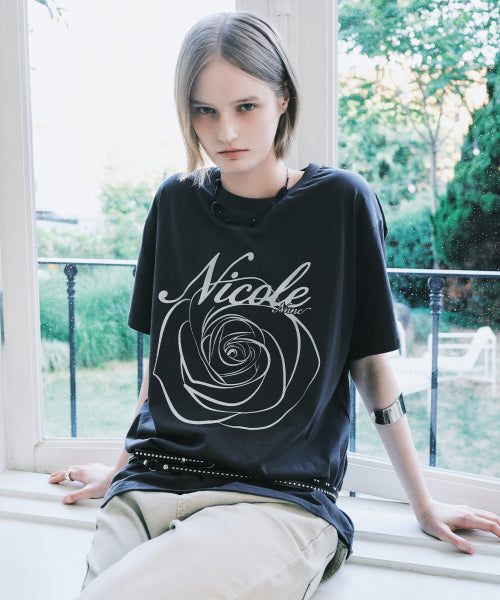 NICOLE ROSE SLEEVE TOP #徐睿知同款! - 11 COLORS SILVER