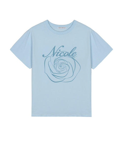NICOLE ROSE SLEEVE TOP #徐睿知同款! - 11 COLORS SKY BLUE