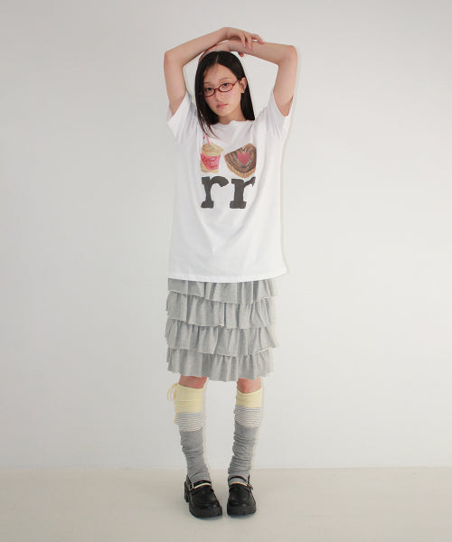 DESSERT RR OVER FIT T SHIRT - 2 COLORS WHITE