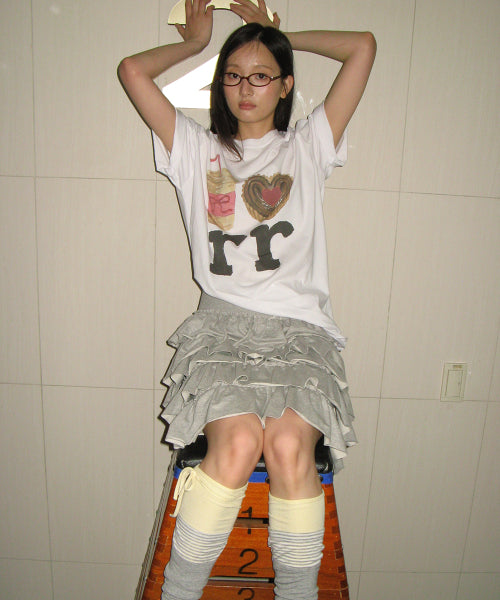 DESSERT RR OVER FIT T SHIRT - 2 COLORS WHITE