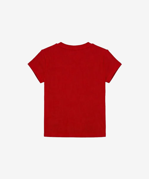 GLITTER FLOW TEE - 7 COLORS RED