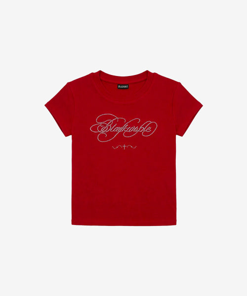 GLITTER FLOW TEE - 7 COLORS RED