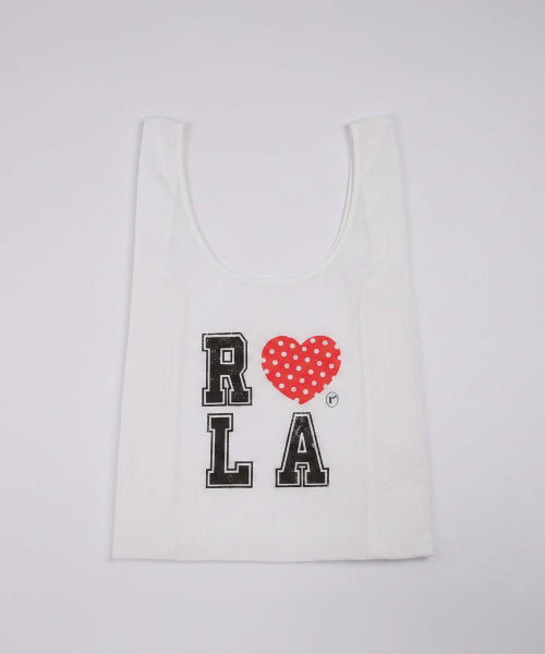 I LOVE ROLA MARKET BAG - 2 COLORS WHITE