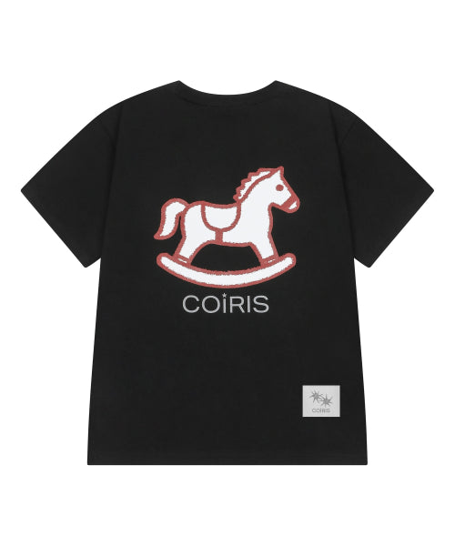 GRAPHIC SHORT SLEEVE TEE - 4 COLORS BLACK