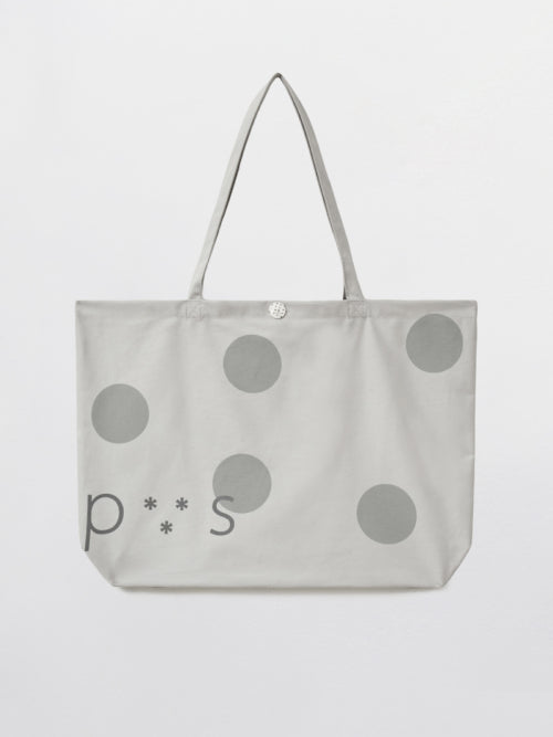 PVS DOT BUTTON BAG - 3 COLORS LIGHT GREY
